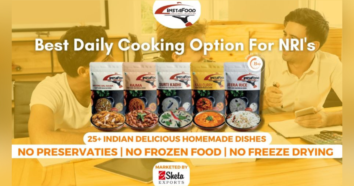 Instafood announces over 25 varieties of easy-to-cook authentic Indian cuisine across the country